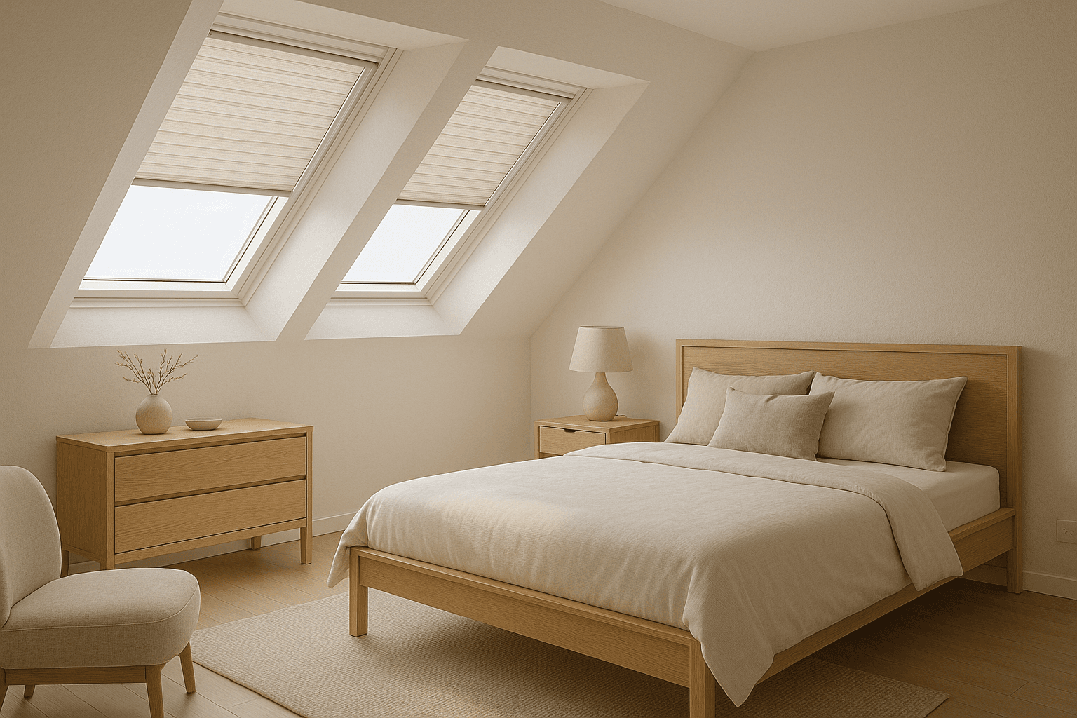 Rolety dachowe Velux - montaż rolet do okien dachowych